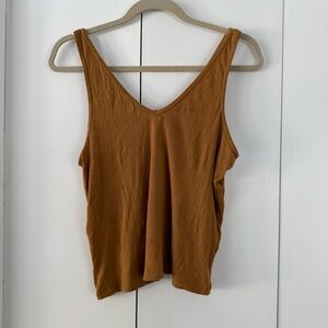 BP Tan V-Neck Tank Top